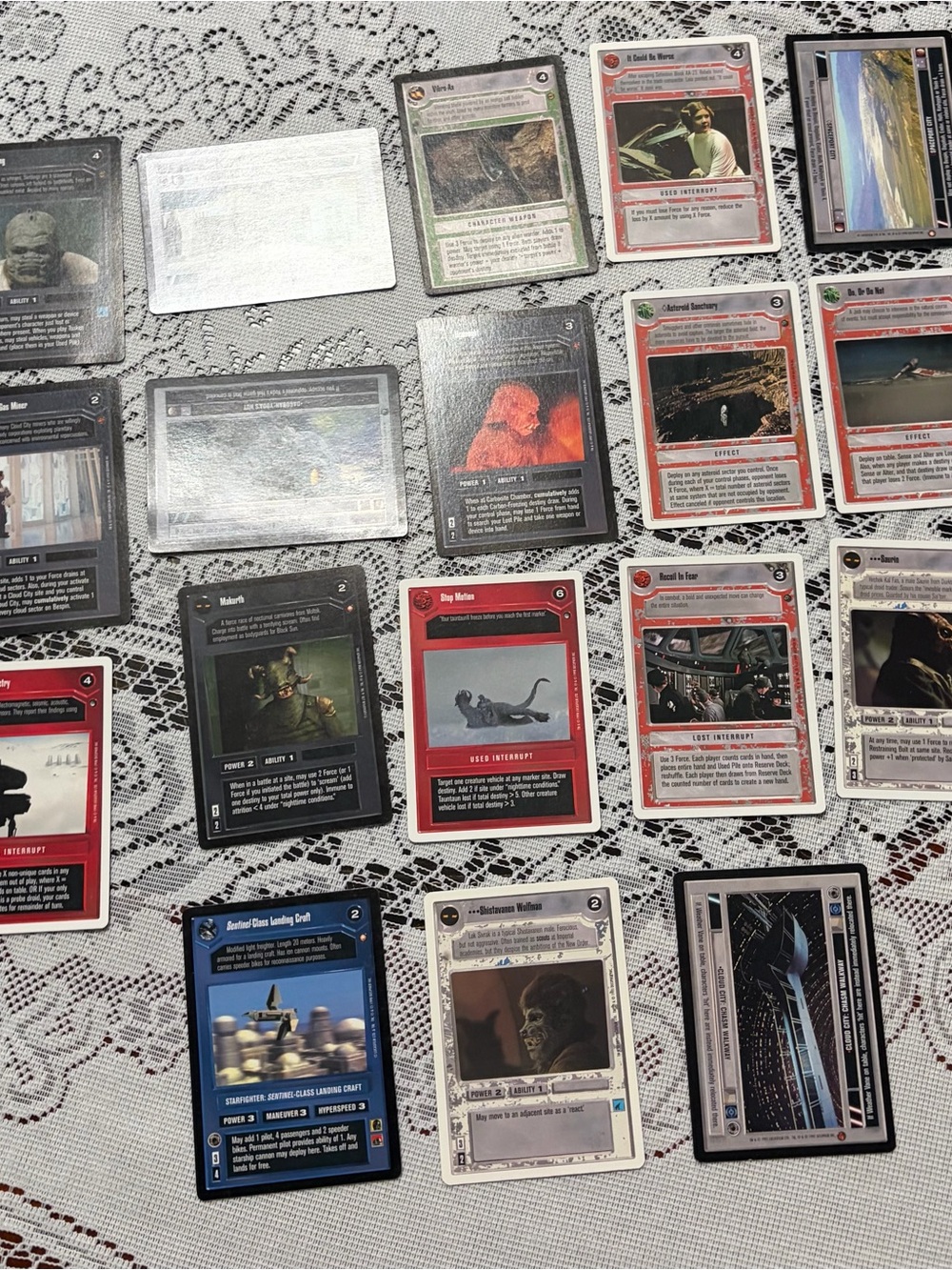 18 Star Wars cards ~Lot